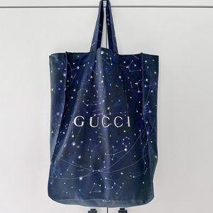 Gucci reusable cotton zodiac tote bag,